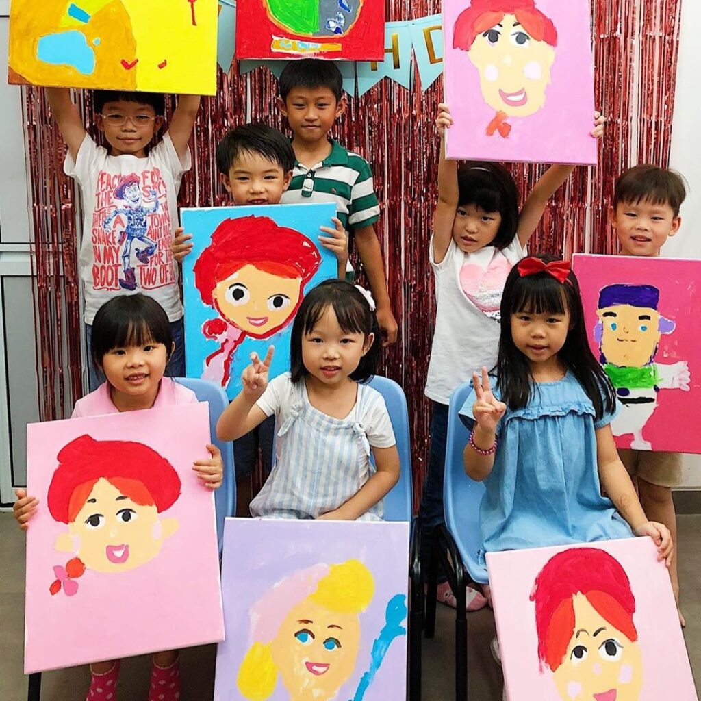 Art-Birthday-Party-Singapore-Chalk-n-Pencils-Toy-Story-